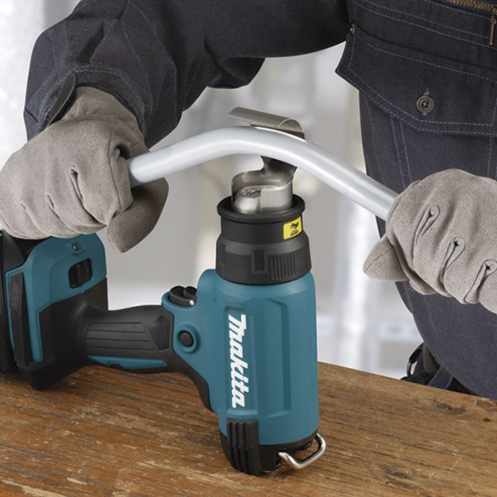 Аккумуляторный тепловой пистолет (фен) Makita LXT 18В, 1 режим, 550°, АКБ 5.0 Ач, З/У, кейс MakPac, DHG181RT1J