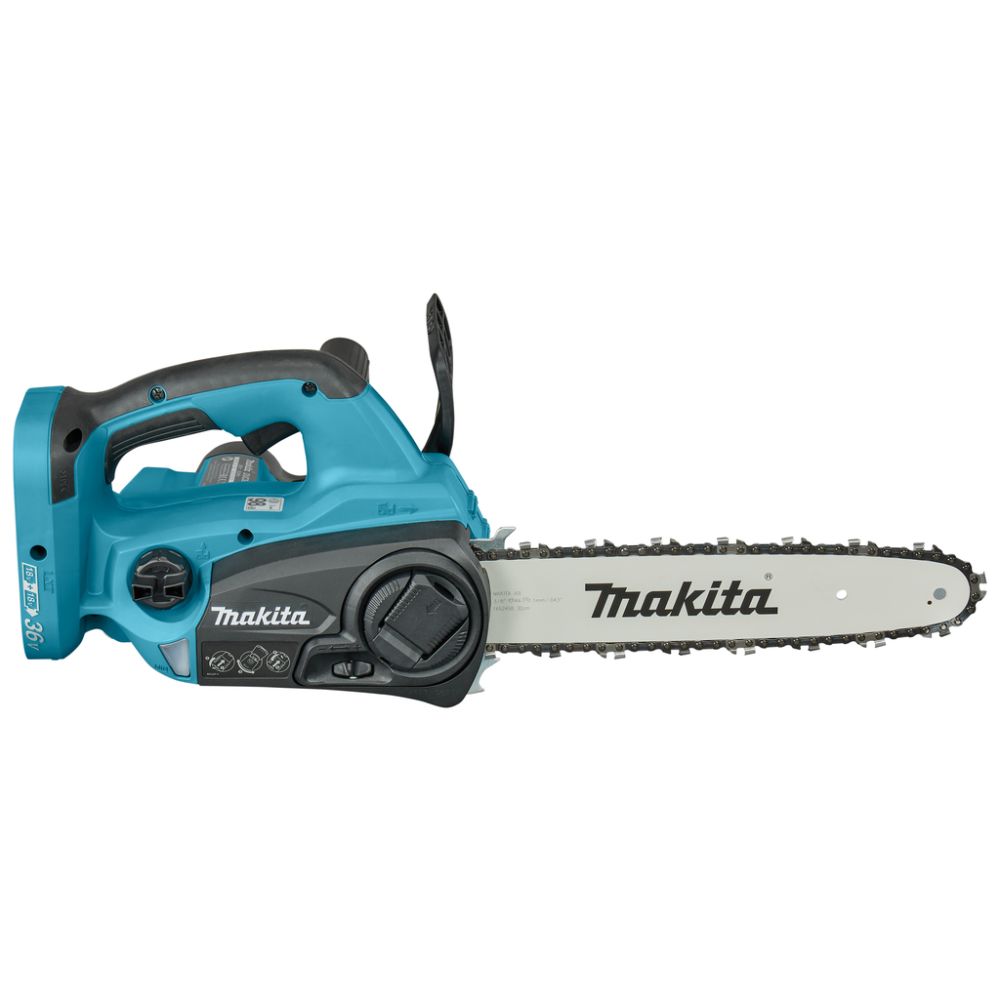 Аккумуляторный набор садовой техники Makita, 18 В: цепная пила DUC302 + триммер DUR190, с 2 АКБ 3 Ач и ЗУ