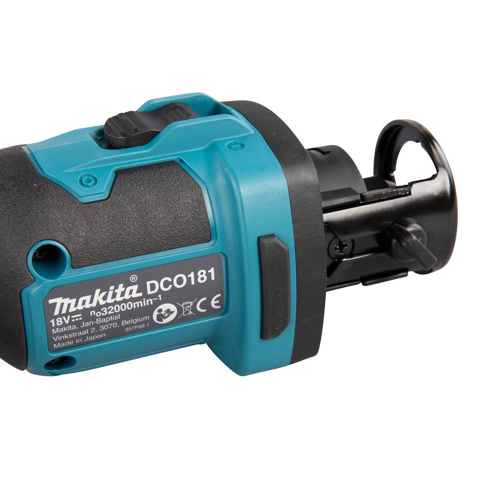 Аккумуляторный фрезер для гипсокартона Makita DCO181Z, 18 В, 32000 об/мин, 31 мм, без АКБ и ЗУ