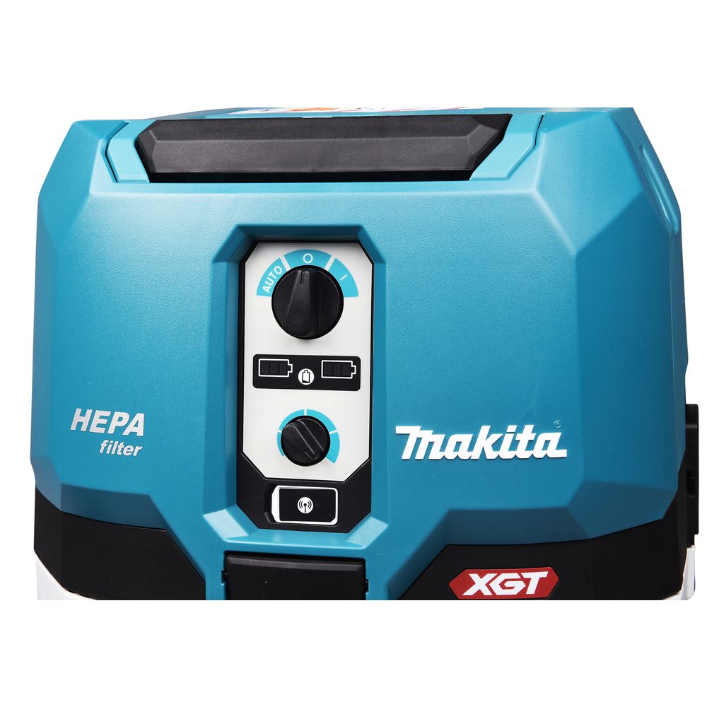 Аккумуляторный строительный пылесос Makita VC004GLZ01, 40 В, 12 л, с 2 АКБ 4 Ач и 2 ЗУ (PT1434)