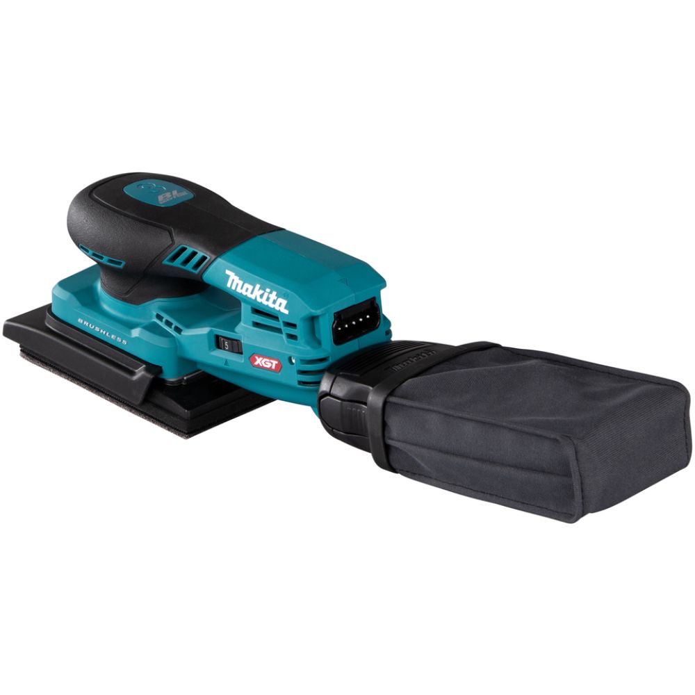 Аккумуляторная плоскошлифовальная машина Makita BO005CGZ, 40 В, 10000 кол/мин, с выносной батареей, без АКБ и ЗУ