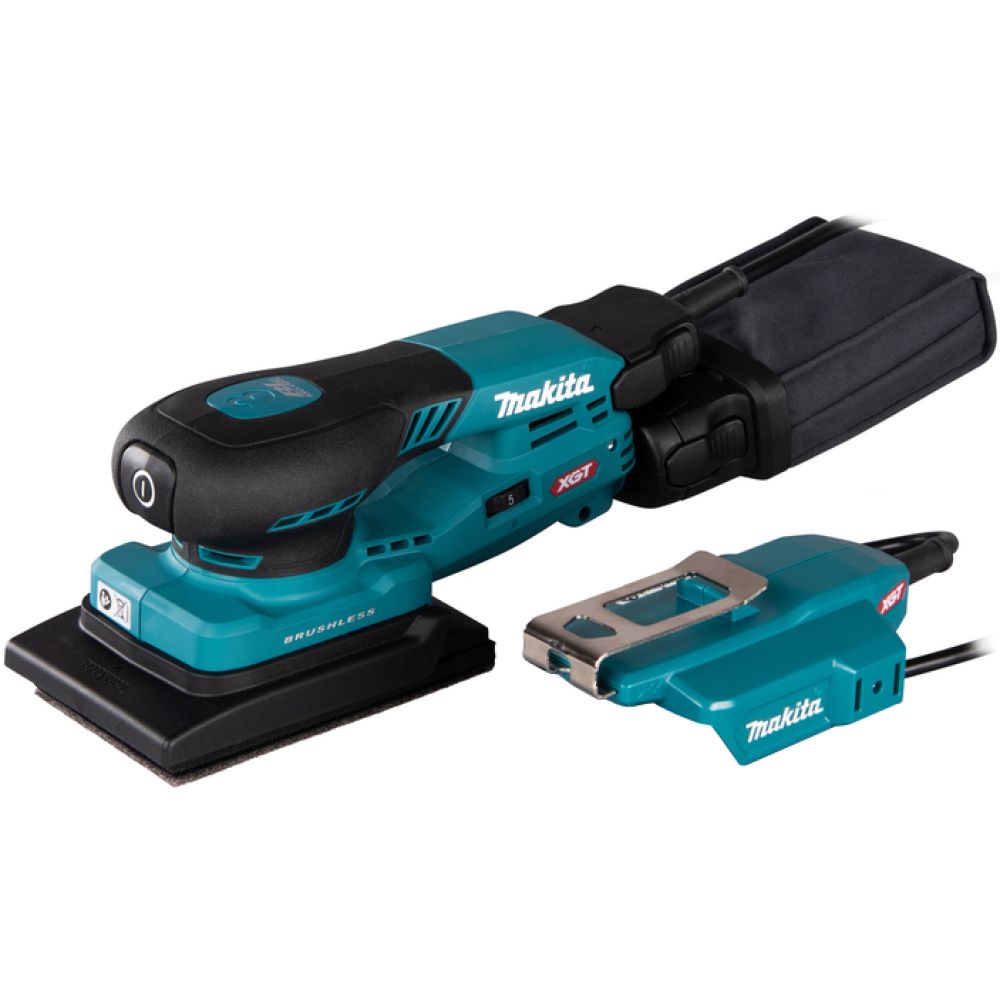 Аккумуляторная плоскошлифовальная машина Makita BO005CGZ, 40 В, 10000 кол/мин, с выносной батареей, без АКБ и ЗУ