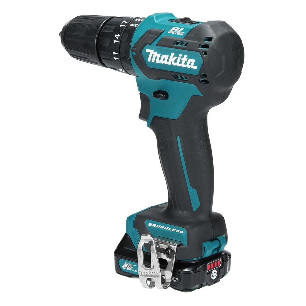 Аккумуляторная ударная дрель-шуруповерт Makita, 12 В, 35 Нм, 1500 об/мин, 22500 уд/мин, без АКБ и ЗУ, HP332DZ