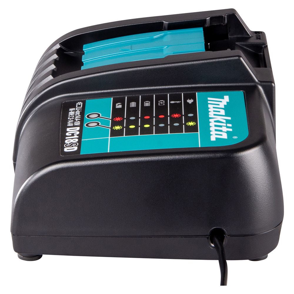 Зарядное устройство Makita DC18SD, 7.2-18 В, 2.6 А (630881-4)