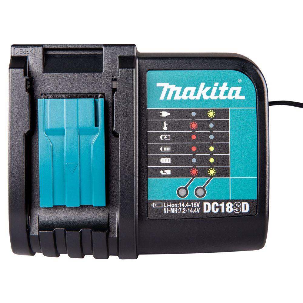 Зарядное устройство Makita DC18SD, 7.2-18 В, 2.6 А (630881-4)