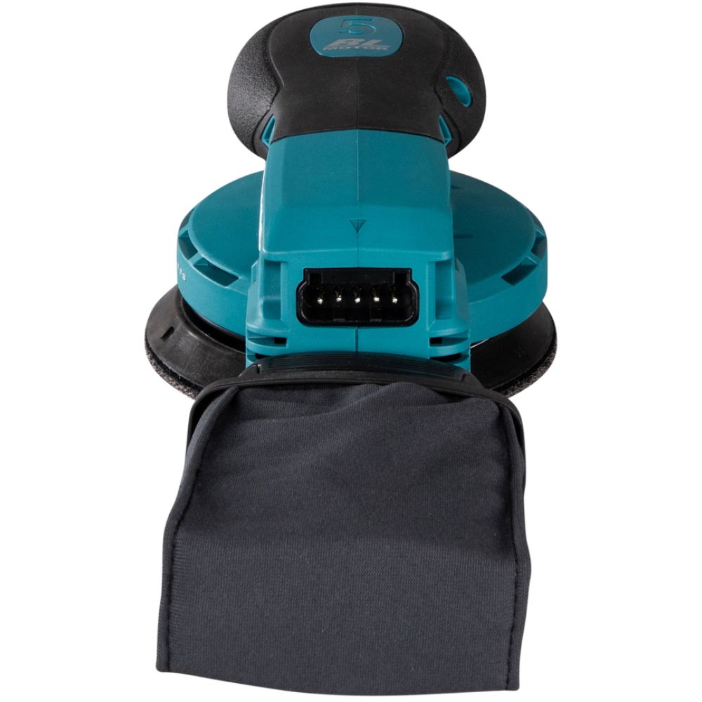 Аккумуляторная эксцентриковая шлифмашина Makita BO001CGZ, 40 В, 125 мм, 10000 кол/мин, с выносной батареей, без АКБ и ЗУ