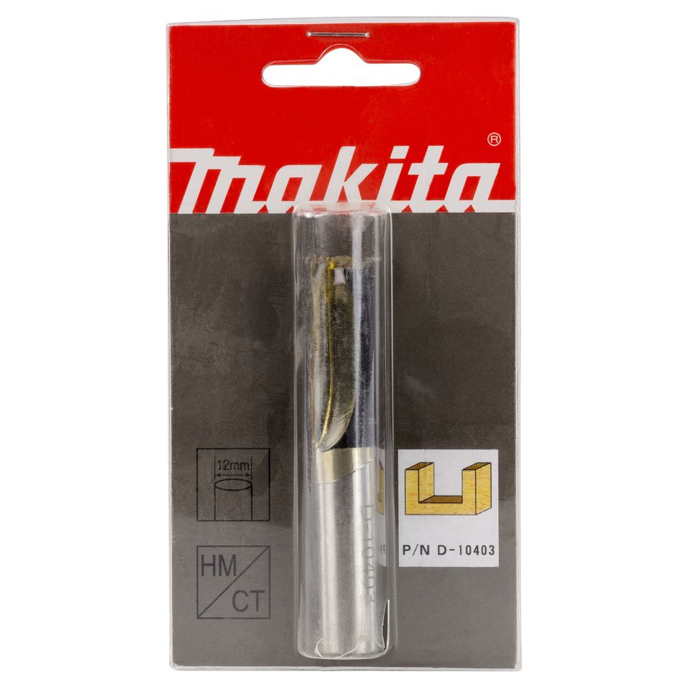 Фреза пазовая с 2 режущими кромками Makita 14х35х12х38х2Т, D-10403