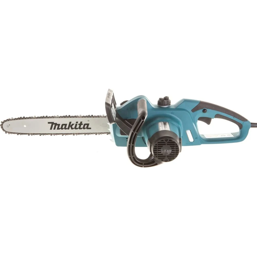 Набор сетевой садовой техники Makita: цепная пила UC4041A + газонокосилка ELM3720