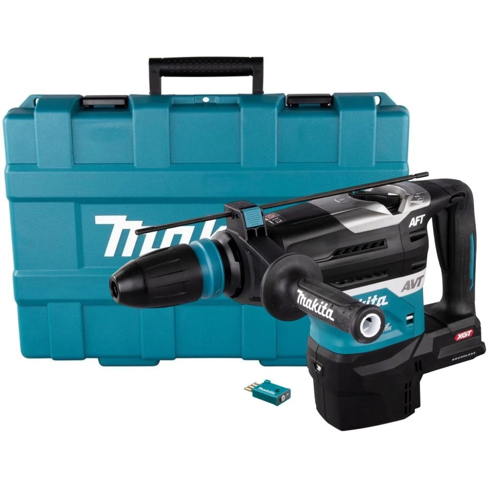 Аккумуляторный перфоратор Makita HR005GZ01, 40 В, 8 Дж, 2900 уд/мин, без АКБ и ЗУ, в кейсе