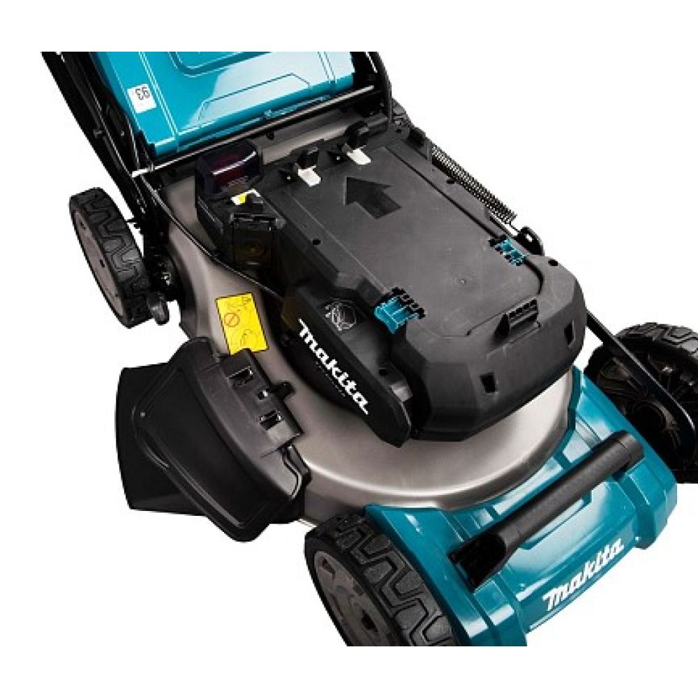 Газонокосилка аккумуляторная Makita LM001CZ, 2x18 В, 2800 об/мин, 70 л, без АКБ и ЗУ