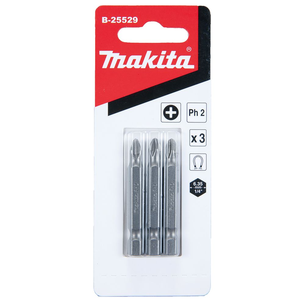 Насадка Makita PH2, 50 мм, E-form(MZ), 3 шт., B-25220