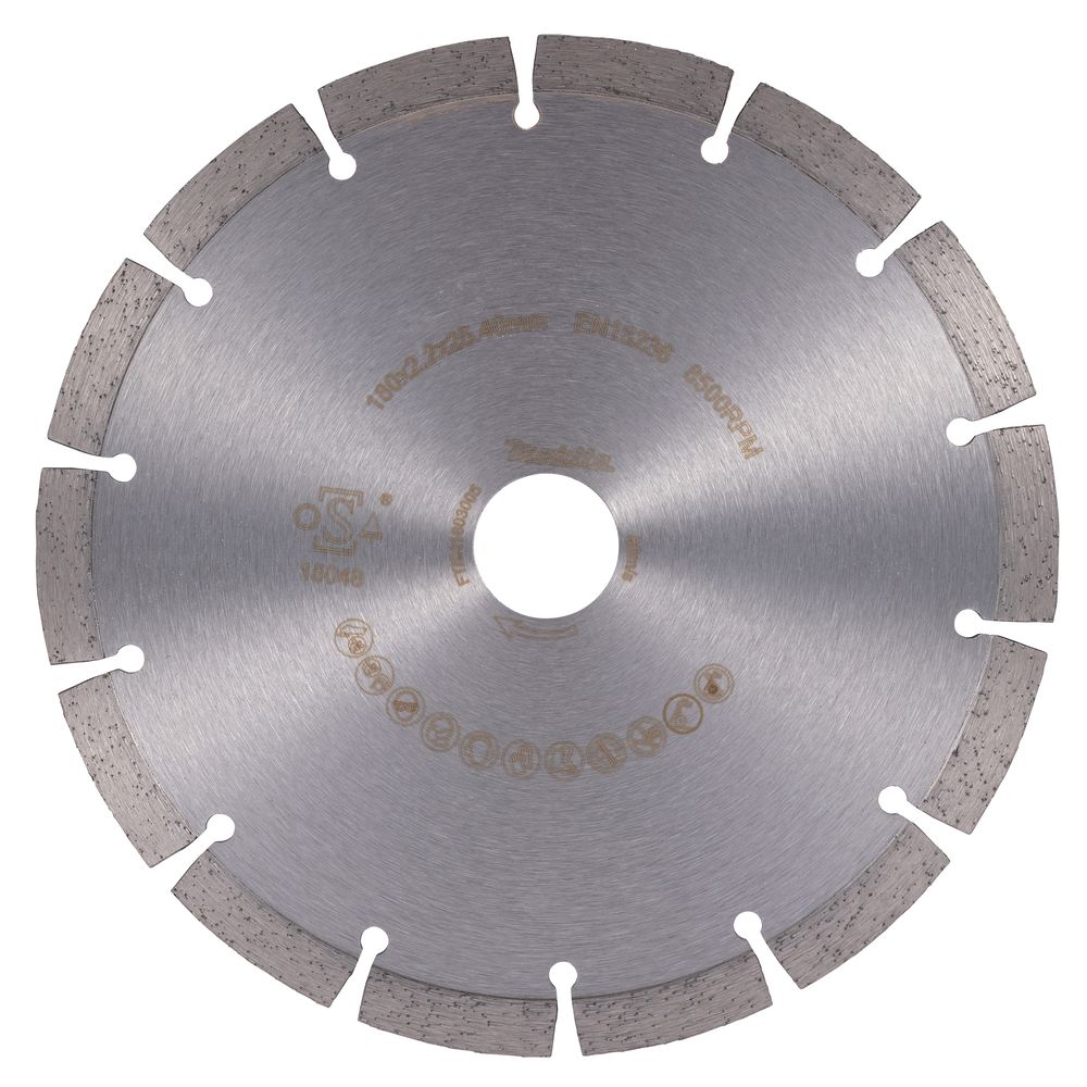 Диск алмазный Makita D-80101, по бетону/мрамору, 180х25.4 мм