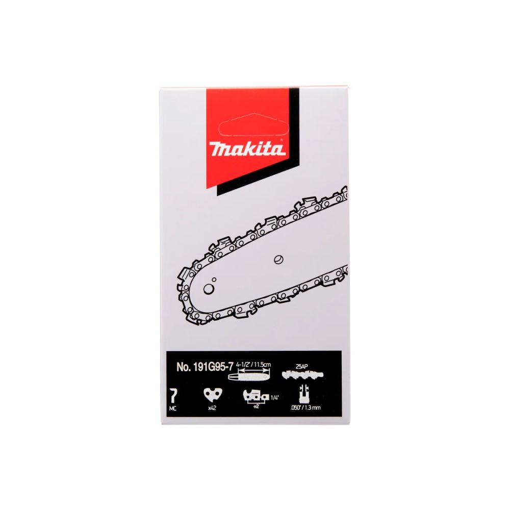 Цепь пильная Makita 11.5 см, 1/4", 1.3 мм, 42 звена (191G95-7)