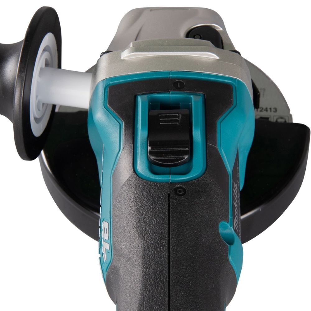 Аккумуляторная угловая шлифмашина Makita DGA506RME, 18 В, 125 мм, 8500 об/мин, с 2 АКБ 4 Ач и ЗУ, в кейсе