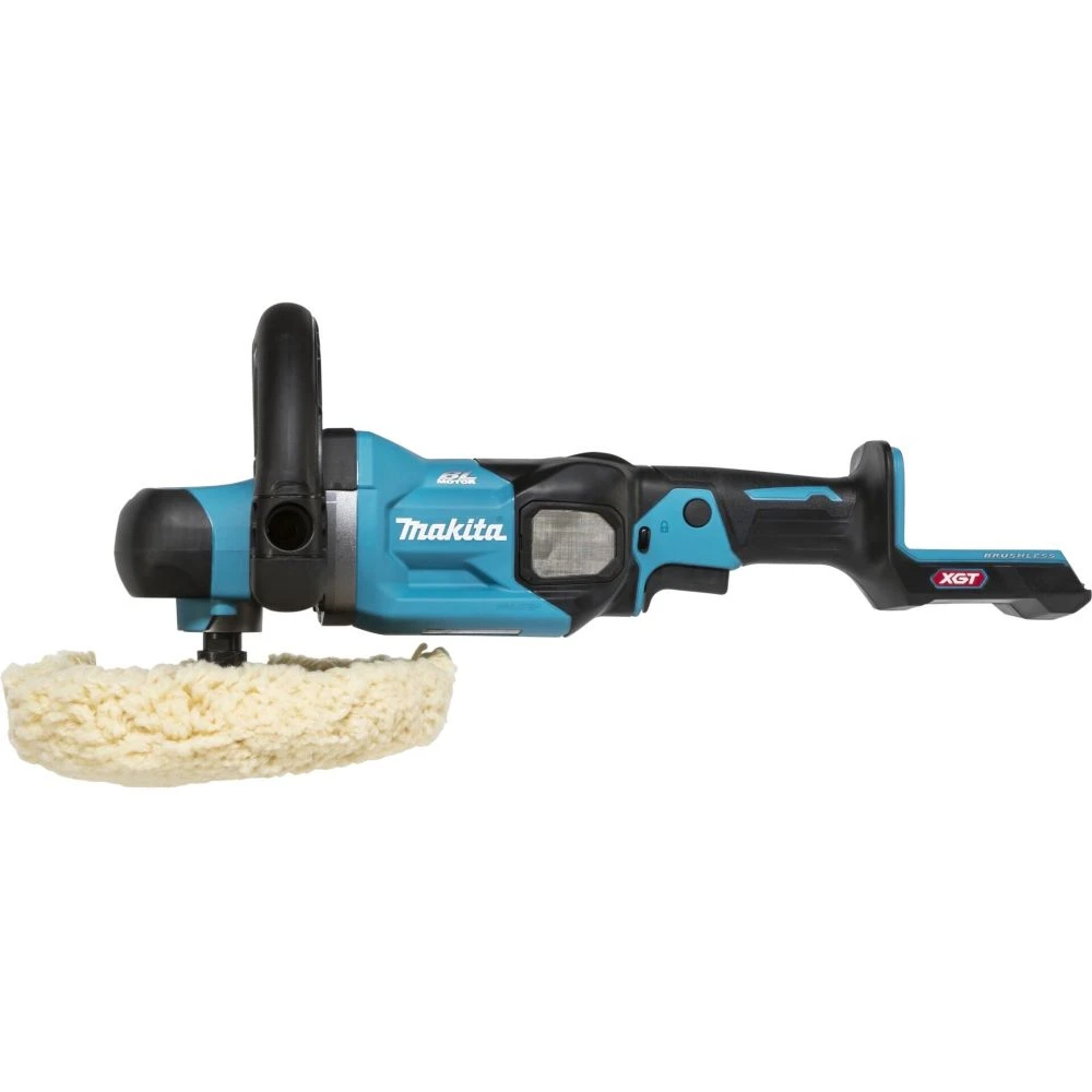 Аккумуляторная полировальная машина Makita PV001GZ, 40 В, 180 мм, 2200 об/мин, без АКБ и ЗУ