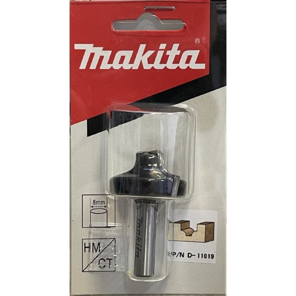 Фреза пазовая фасонная Makita "Каплевидная" 9, 5R 31, 8х16, 7х8х32х2Т, D-11019