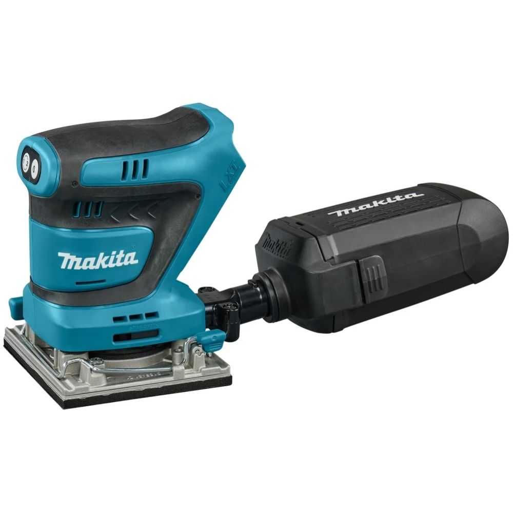 Аккумуляторный набор Makita, 18 В: шлифмашина DBO484 + рубанок DKP180, с 2 АКБ 3 Ач и ЗУ, в кейсе