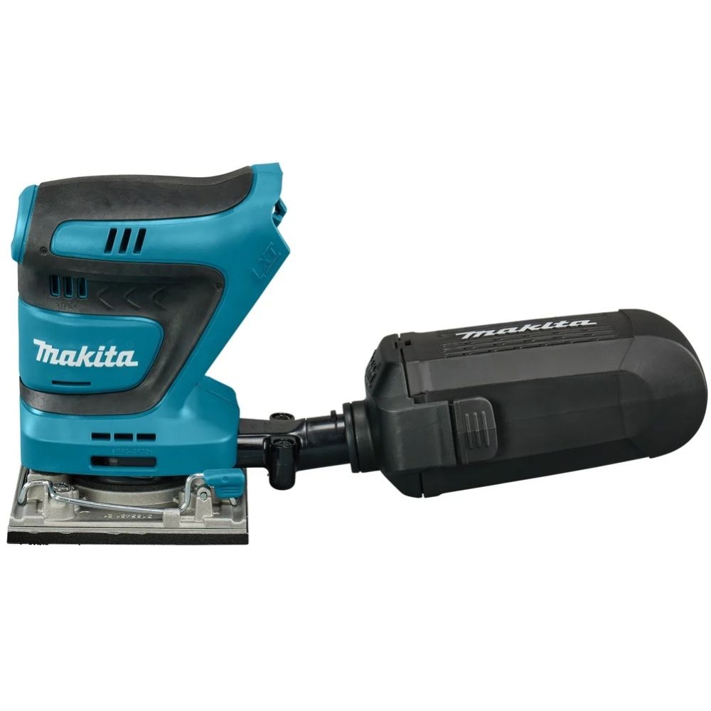 Аккумуляторный набор Makita, 18 В: шлифмашина DBO484 + рубанок DKP180, с 2 АКБ 3 Ач и ЗУ, в кейсе
