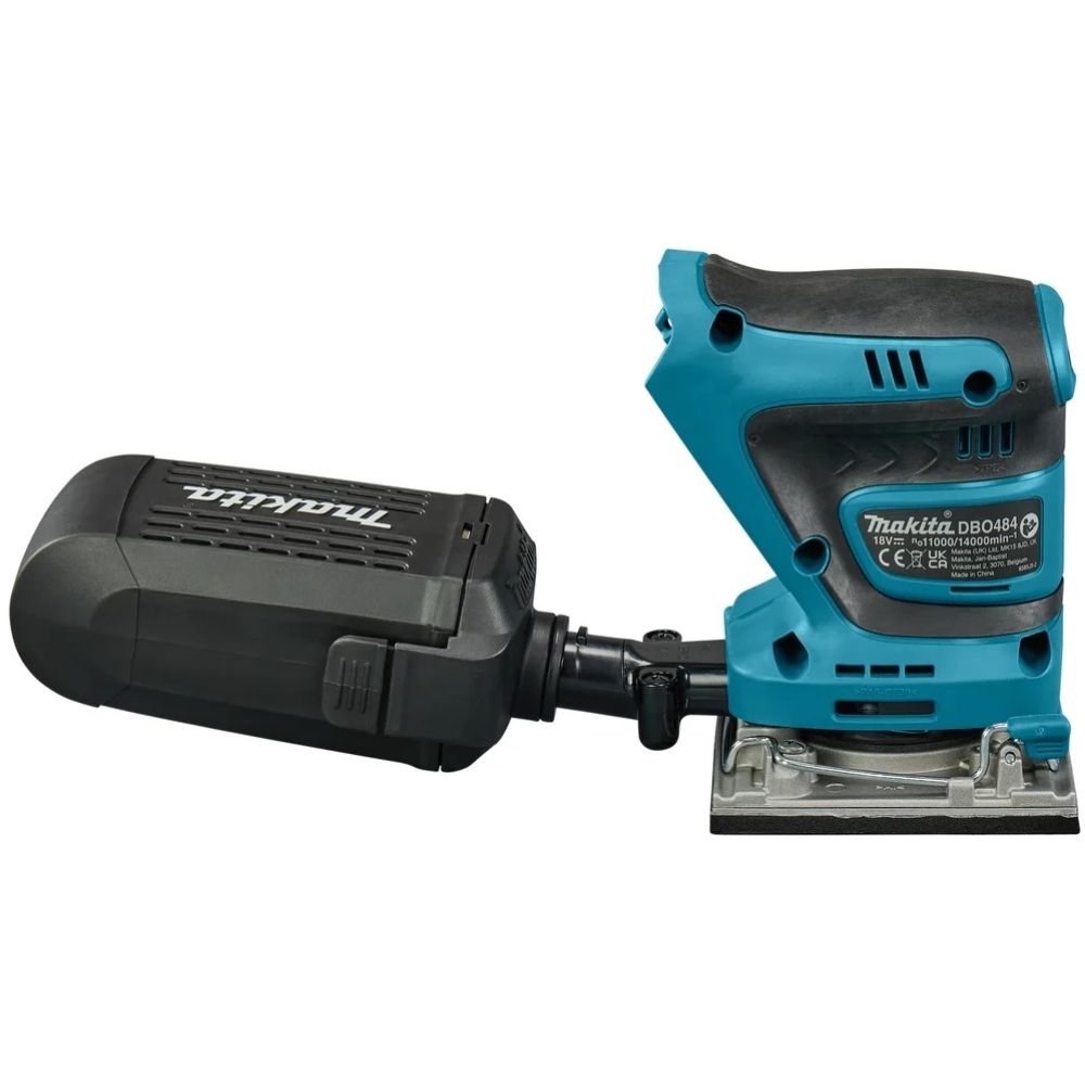 Аккумуляторный набор Makita, 18 В: шлифмашина DBO484 + рубанок DKP180, с 2 АКБ 3 Ач и ЗУ, в кейсе
