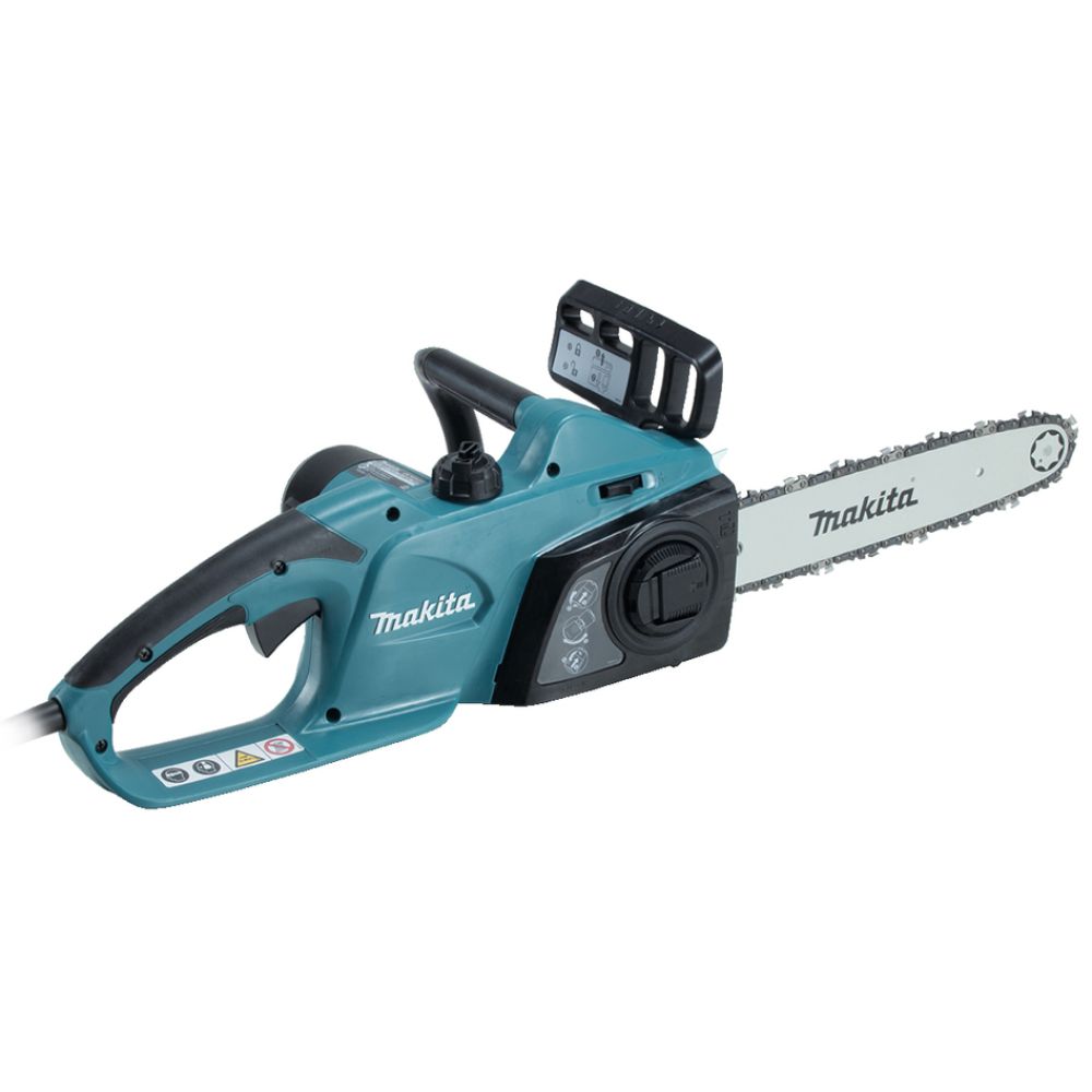 Набор сетевой садовой техники Makita: цепная пила UC4041A + измельчитель UD2500