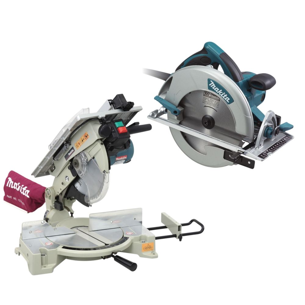 Набор электроинструмента Makita: торцовочная пила LH1040F + циркулярная пила 5008MG (ACSET-67)