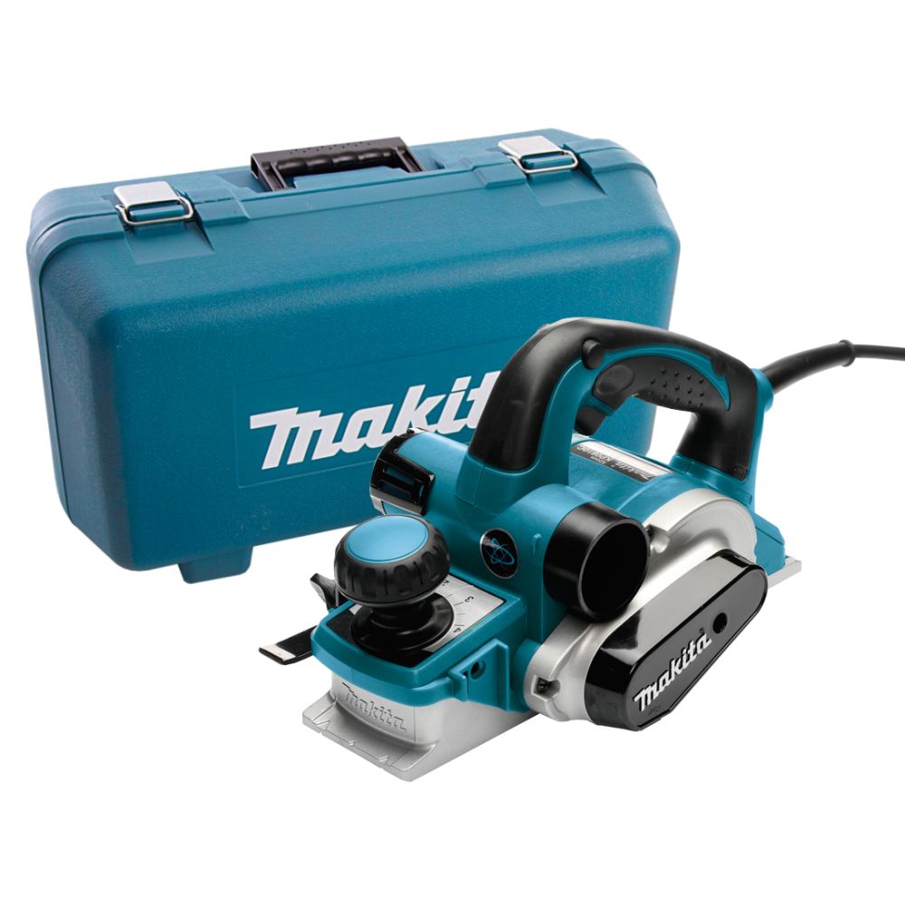 Электрический рубанок Makita KP0810CK, 1050 Вт, в кейсе