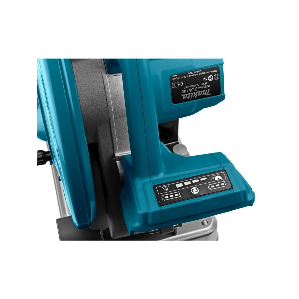 Аккумуляторная отрезная пила Makita DLW140Z, 2х18 В, 355 мм, 3800 об/мин
