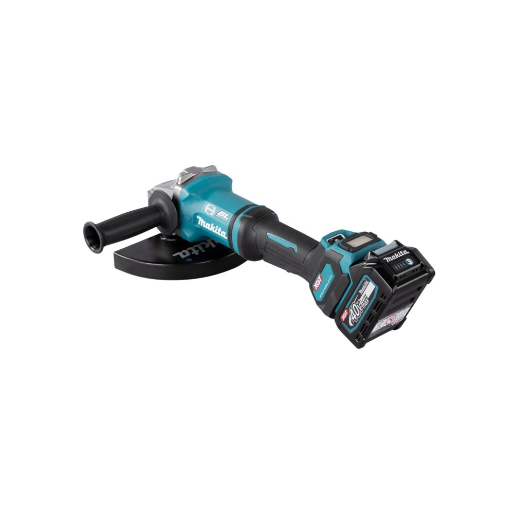 Аккумуляторная угловая шлифмашина Makita GA038GT201, 40 В, 230 мм, 6600 об/мин, с 2 АКБ 5 Ач и ЗУ, в кейсе
