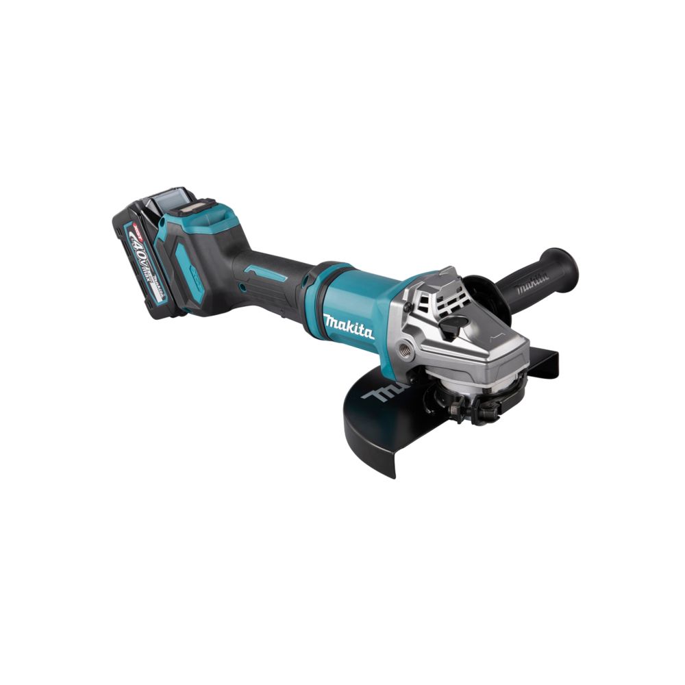 Аккумуляторная угловая шлифмашина Makita GA038GT201, 40 В, 230 мм, 6600 об/мин, с 2 АКБ 5 Ач и ЗУ, в кейсе