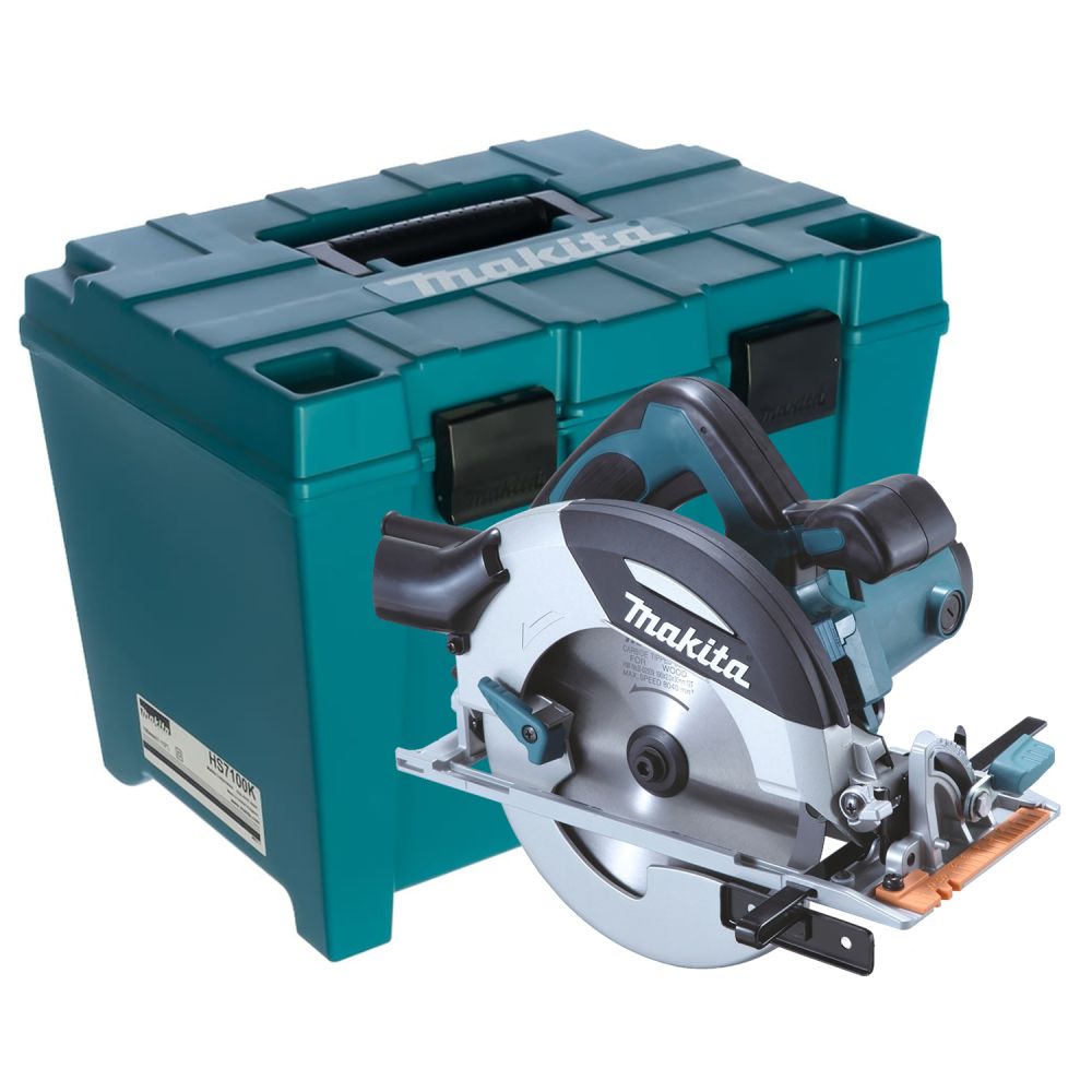 Дисковая пила Makita HS7100K, 1400 Вт, 190 мм, 5500 об/мин, в кейсе