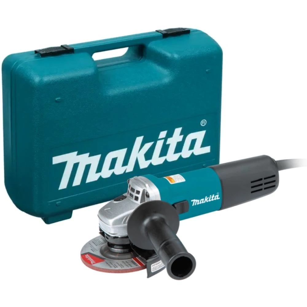Угловая шлифмашина Makita 9557HNRK, 840 Вт, 115 мм, 11000 об/мин, в кейсе