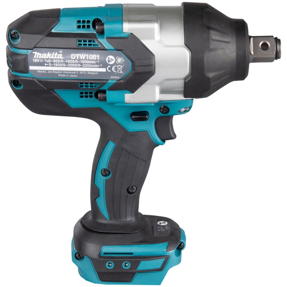 Аккумуляторный гайковерт Makita DTW1001RTJ, 18 В, 1700 Нм, 2200 уд/мин, с 2 АКБ 5 Ач и ЗУ, в кейсе MakPac