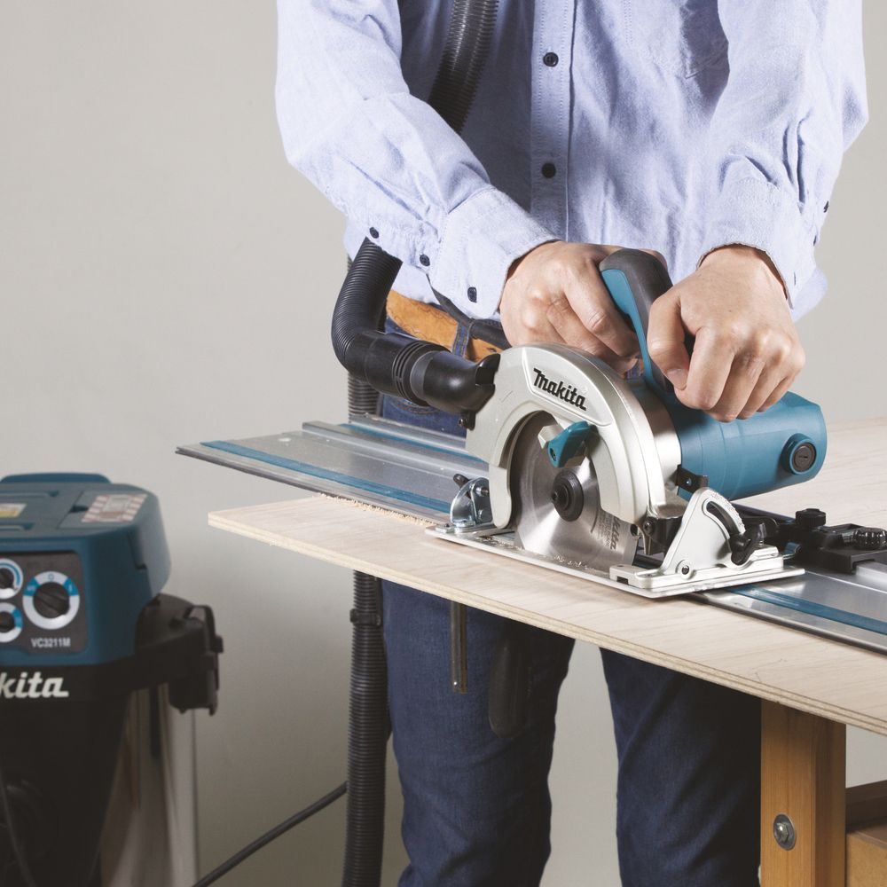 Пила циркулярная Makita HS6601J, 1050 Вт, 165 мм, 5200 об/мин, в кейсе