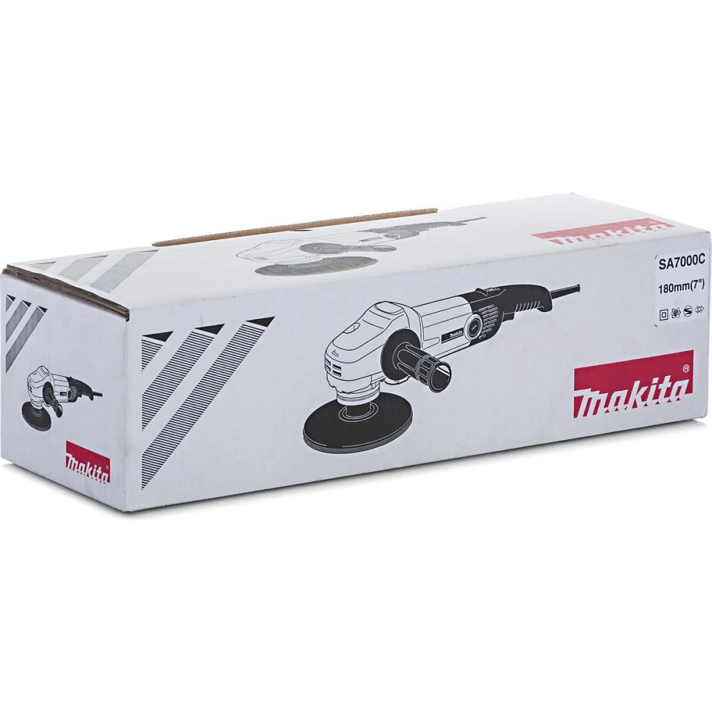 Полировальная машина Makita SA7000C, 1600 Вт, 180 мм, 4000 кол/мин