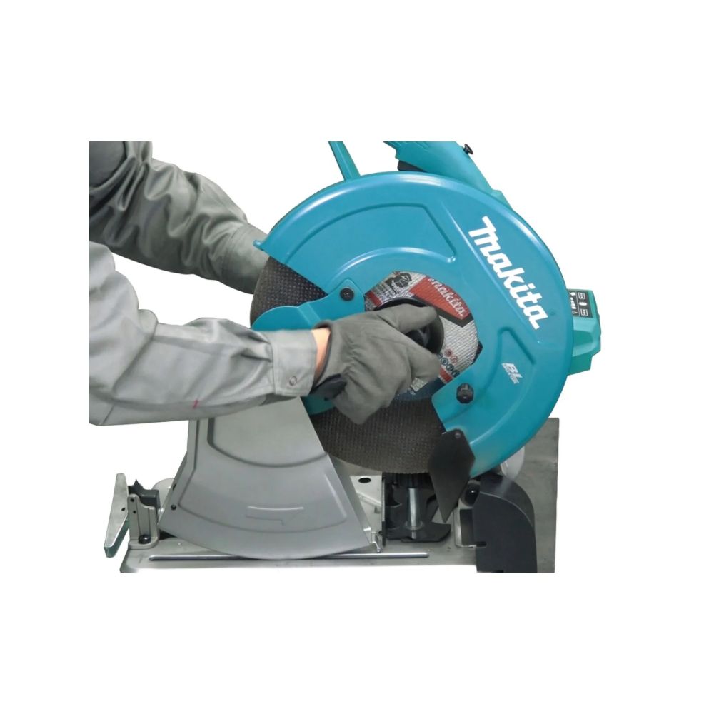 Аккумуляторная отрезная пила Makita DLW140Z, 2х18 В, 355 мм, 3800 об/мин