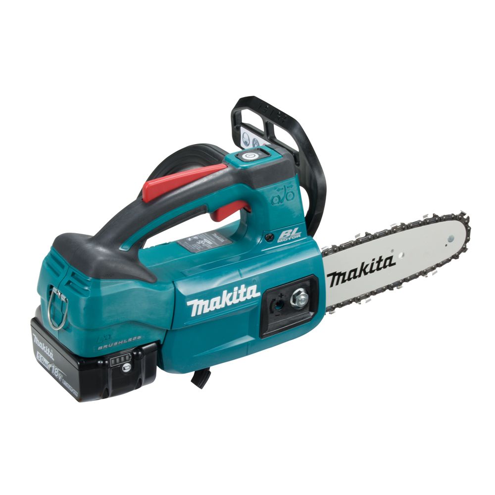 Аккумуляторная цепная пила Makita DUC204SF, 18 В, 20 см, с АКБ 3 Ач и ЗУ