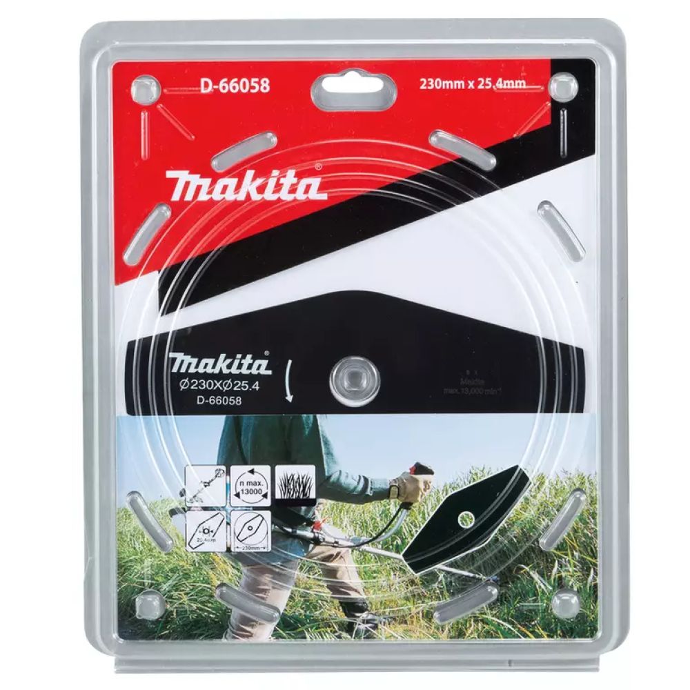 Нож для газонокосилки Makita 2 зуба 23 см (D-66058)