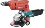 Набор электроинструмента Makita: дрель M0600 + угловая шлифмашина GA5090X01 (ACSET-8)