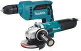 Набор электроинструмента Makita: дрель DP4021 + угловая шлифмашина GA5090X01 (ACSET-6)