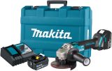 Аккумуляторная угловая шлифмашина Makita DGA506RME, 18 В, 125 мм, 8500 об/мин, с 2 АКБ 4 Ач и ЗУ, в кейсе