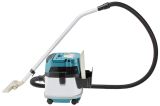Аккумуляторный строительный пылесос Makita DVC150L, 2x18 В, с опцией работы от сети, 15 л, с 2 АКБ 5 Ач, без ЗУ (DUST-KITM13)