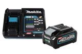 Набор: аккумуляторная дисковая пила Makita HS004GZ01 + аккумуляторная ударная дрель-шуруповерт Makita HP001GZ + аккумулятор с зарядным устройством Makita 191J67-0