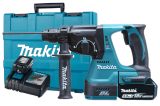 Набор: аккумуляторный перфоратор Makita DHR242RT с АКБ 5 Ач и З/У, в кейсе + многофункциональный инструмент Makita LXT DTM51Z