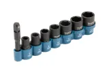 Набор ударных торцевых головок Makita, 1/4", 8 шт, E-12289