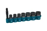 Набор ударных торцевых головок Makita, 1/4", 8 шт, E-12289