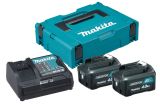 Набор Makita PSK MKP1SM122: 2 АКБ BL1041B, Li-Ion, 12 В, 4 Ач и зарядное устройство DC18SD, 7.2-18 В, 2.6 А, в кейсе MakPac, 197641-2