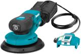 Аккумуляторная эксцентриковая шлифмашина Makita BO002CGZ, 40 В, 150 мм, 10000 кол/мин, с выносной батареей, без АКБ и ЗУ