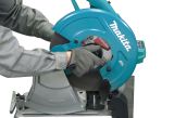Набор Makita: аккумуляторная отрезная пила DLW140Z, 355 мм, 3800 об/мин + 2 аккумулятора BL1850B, 18 В, 5 Ач + зарядное устройство DC18RD, PT997