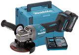 Аккумуляторная угловая шлифмашина Makita GA013GM101, 125 мм, 8500 об/мин, с АКБ 4 Ач и ЗУ, в кейсе MakPac-4