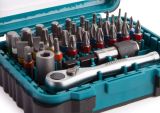 Набор бит Makita, 39 шт, с магнитным держателем и трещоткой, P-79158